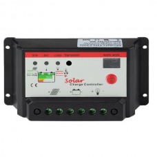 Intelligent 30A PWM Solar Panel Charge Controller Auto Battery Regulator 12V 24V