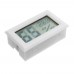 10Pcs Mini LCD Digital Thermometer Hygrometer Fridge Freezer Temperature Humidity Meter White Egg In