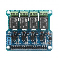 4 Channel 5A 250V AC/30V DC Compatible 40Pin Relay Board